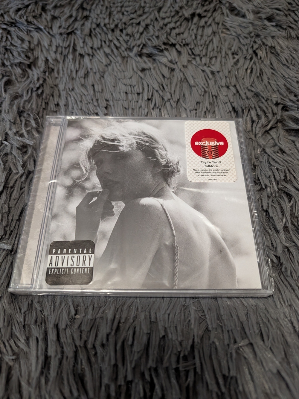 Taylor Swift Black & White Folklore CD NWT Sealed with Red Hype Sticker